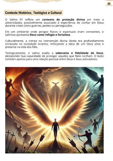 Exemplo do material Salmos